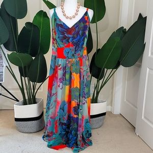 City Chic - XXL /Size 24, Tropical Dress